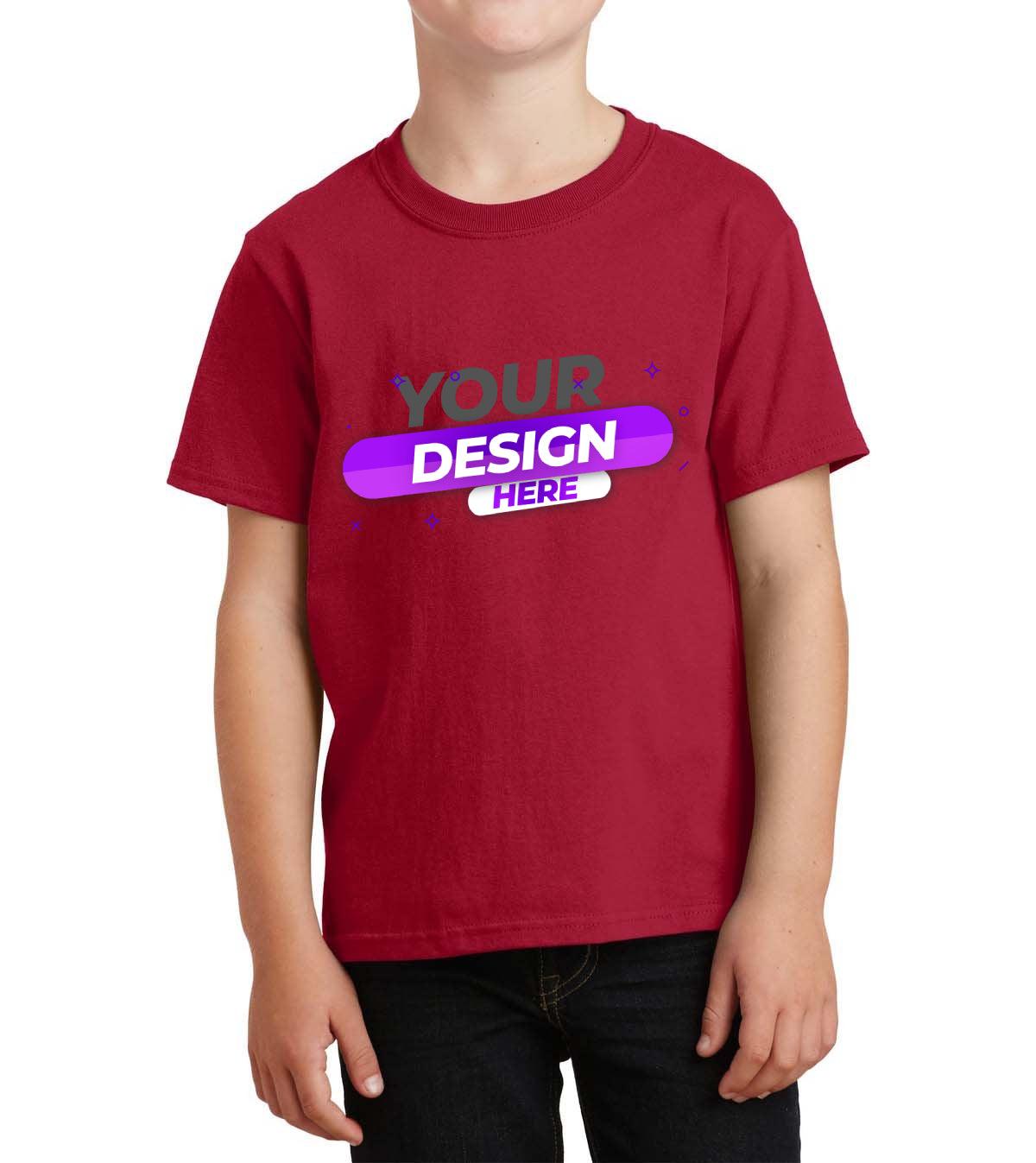 Port & Company® Youth Core Cotton Tee - Full Quality Print