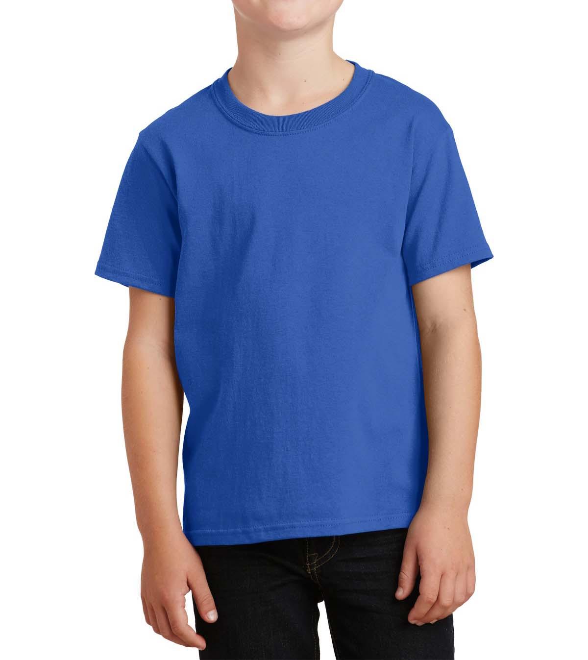 Port & Company® Youth Core Cotton Tee - Full Quality Print