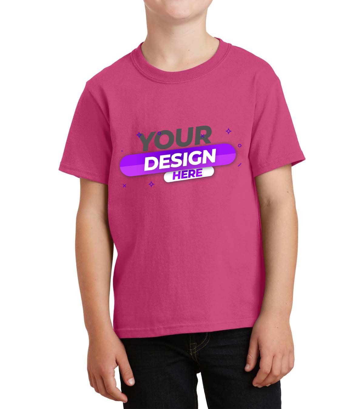Port & Company® Youth Core Cotton Tee - Full Quality Print