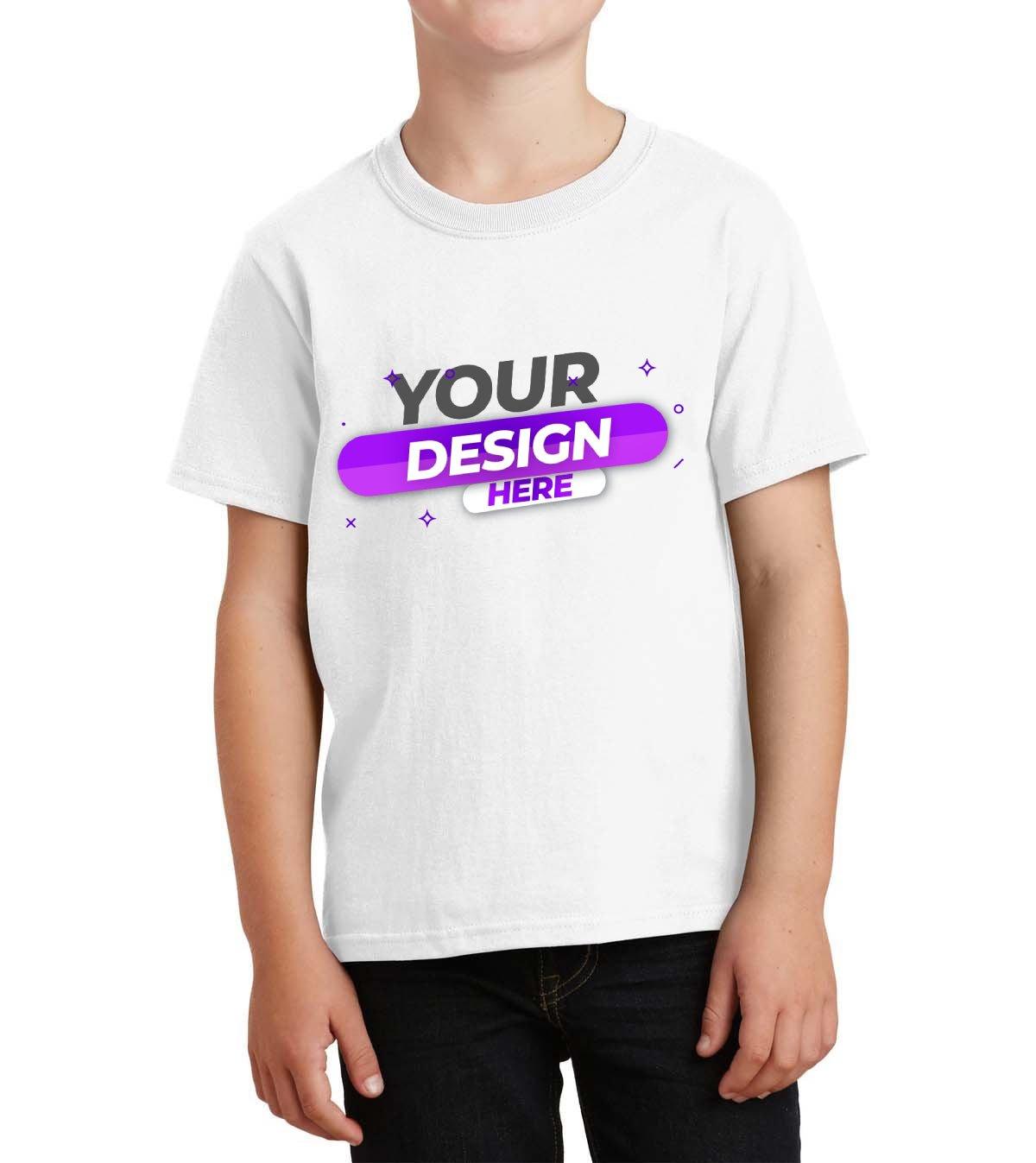 Port & Company® Youth Core Cotton Tee - Full Quality Print