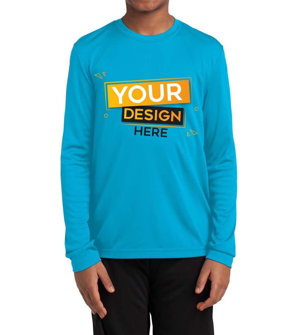 Sport-Tek Youth Competitor Long Sleeve - Full Quality Print