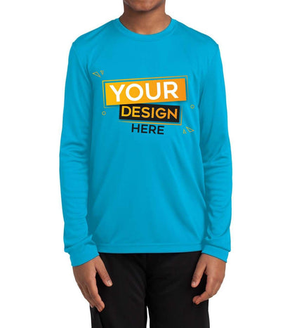 Sport-Tek Youth Competitor Long Sleeve - Full Quality Print