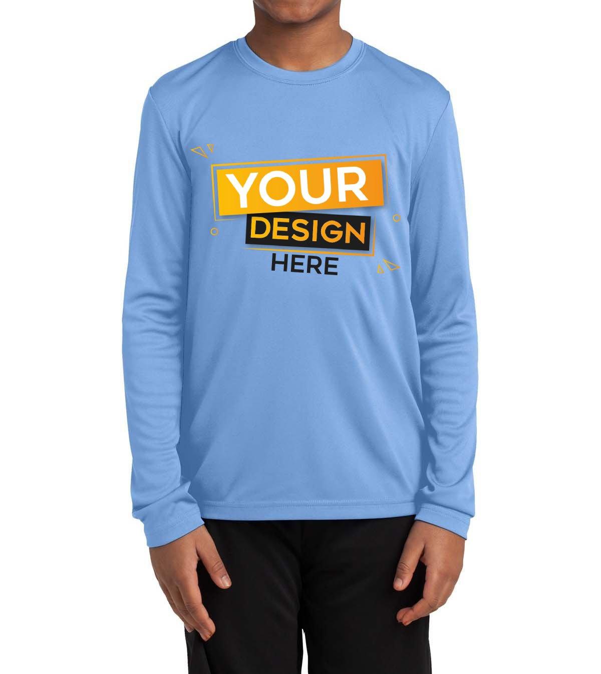 Sport-Tek Youth Competitor Long Sleeve - Full Quality Print