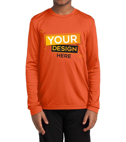 Sport-Tek Youth Competitor Long Sleeve - Full Quality Print