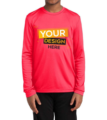 Sport-Tek Youth Competitor Long Sleeve - Full Quality Print