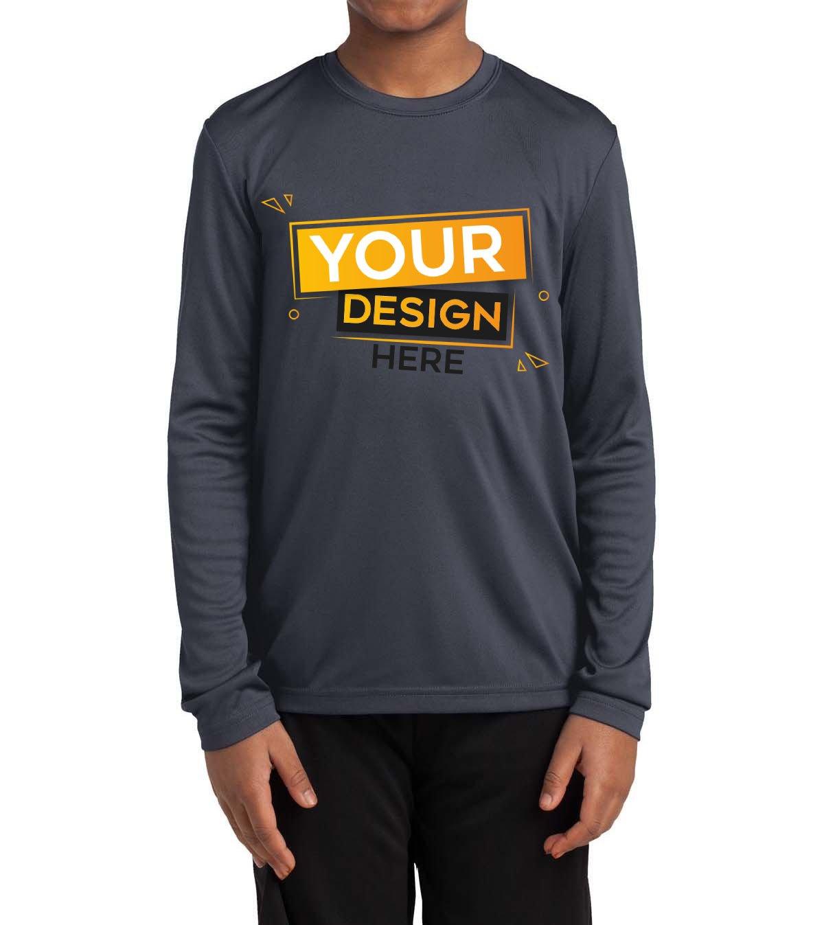 Sport-Tek Youth Competitor Long Sleeve - Full Quality Print