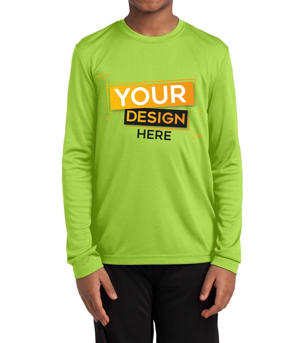 Sport-Tek Youth Competitor Long Sleeve - Full Quality Print
