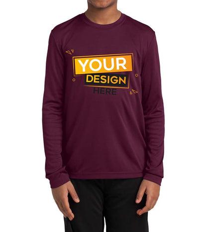 Sport-Tek Youth Competitor Long Sleeve - Full Quality Print