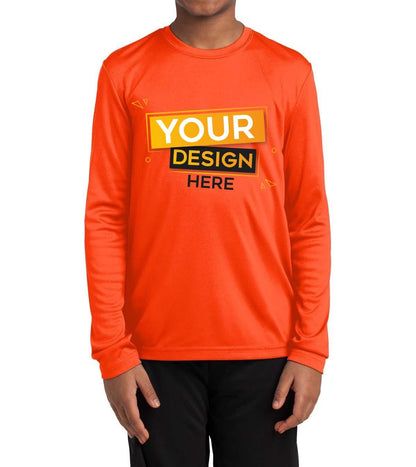Sport-Tek Youth Competitor Long Sleeve - Full Quality Print