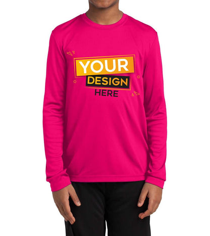 Sport-Tek Youth Competitor Long Sleeve - Full Quality Print