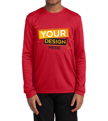 Sport-Tek Youth Competitor Long Sleeve - Full Quality Print