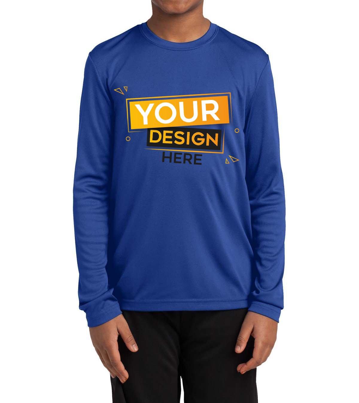 Sport-Tek Youth Competitor Long Sleeve - Full Quality Print