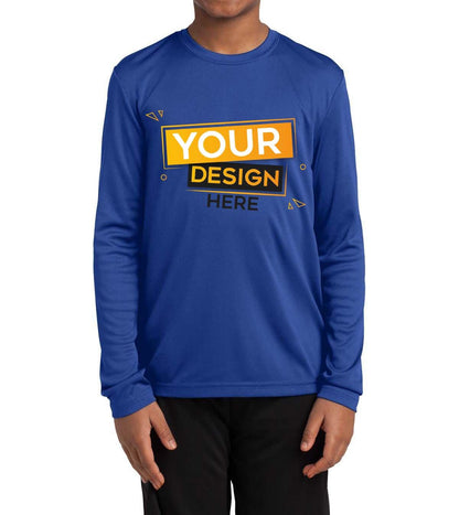 Sport-Tek Youth Competitor Long Sleeve - Full Quality Print