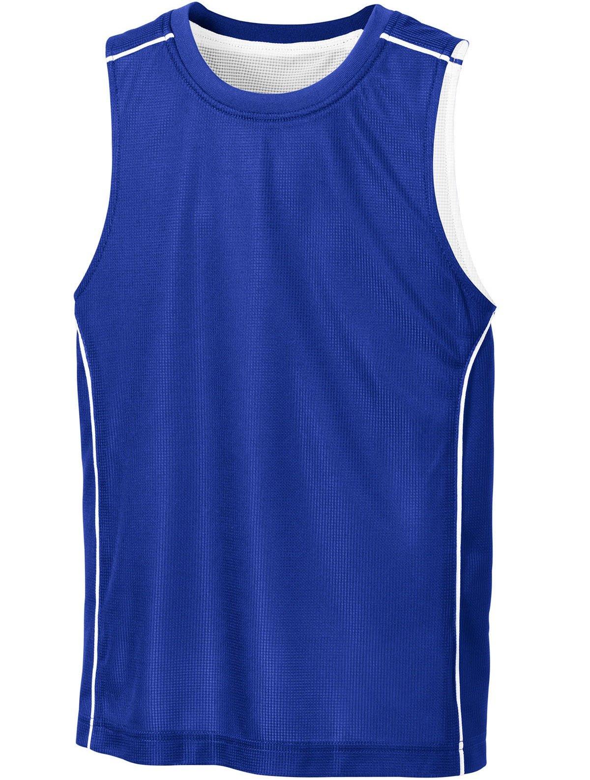 Sport-Tek® Youth Mesh Reversible Sleeveless Tee - Full Quality Print