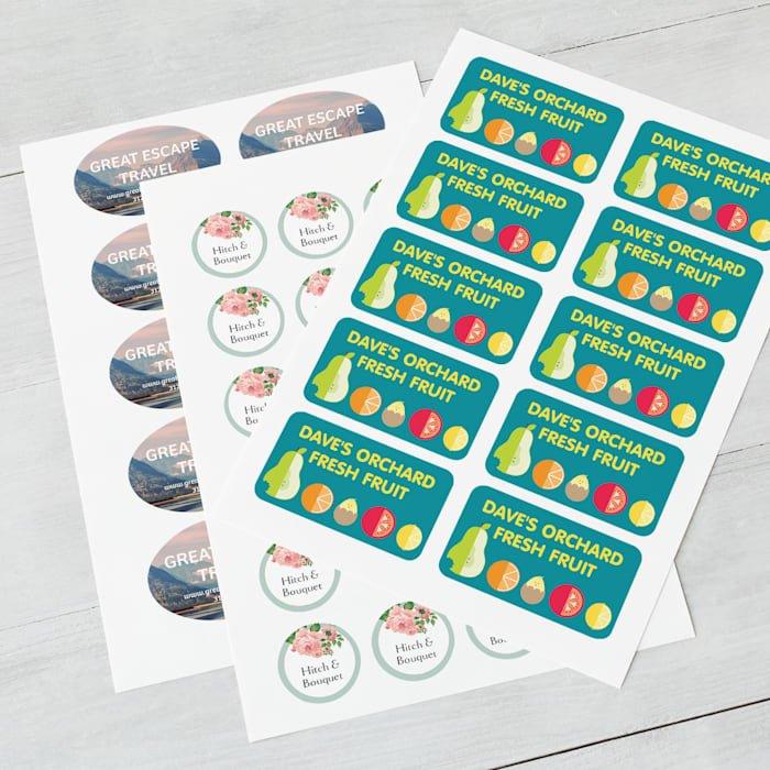 Stickers / Labels | Any Shape Dye Cut | 12x18 Sheet - Full Quality Print