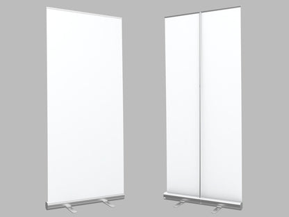 Standard Roll Up Retractable Banner 33" x 79" - Full Quality Print